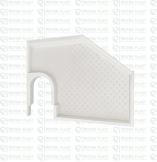 Karavan Duş Teknesi - Beyaz