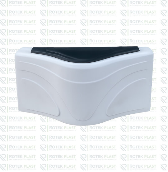 Karavan Ön Bagaj Çantası - Beyaz - Kuşaklı Model